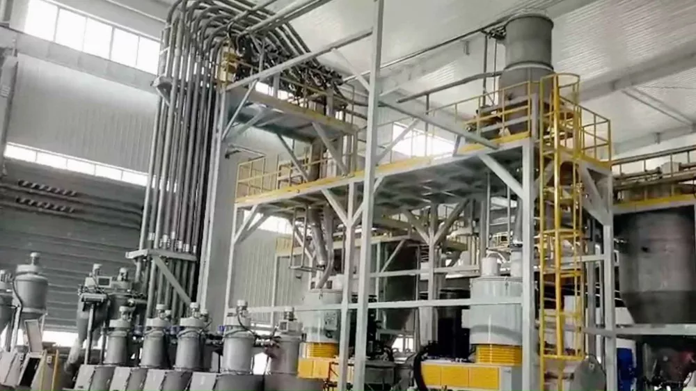 Централизованная система подачи материала